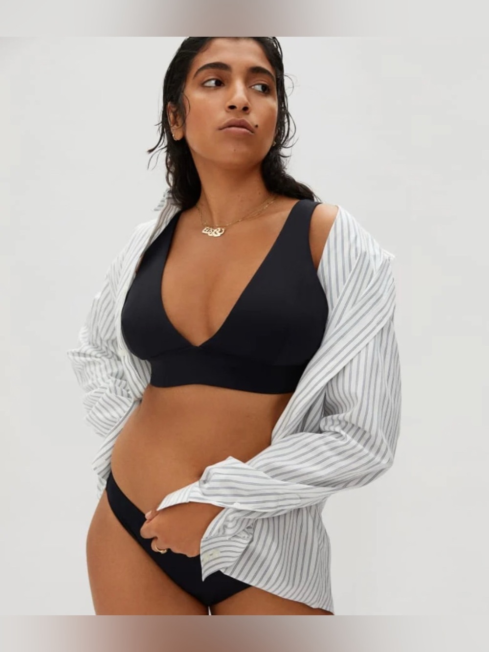 Everlane ReNew Swimwear Low Rise Bikini Bottoms Plus Size - Picture 2 of 10
